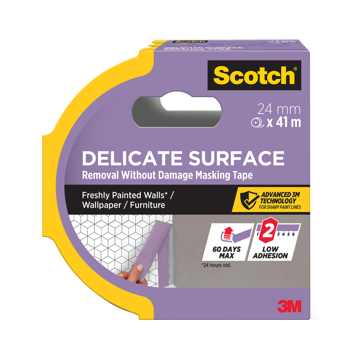 Scotch Delicate Surface Advanced Masking Tape 24mm x 41M