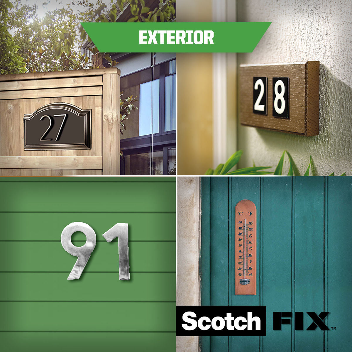 Scotch-Fix Exterior Mounting Tape, 19mm x 1.5M