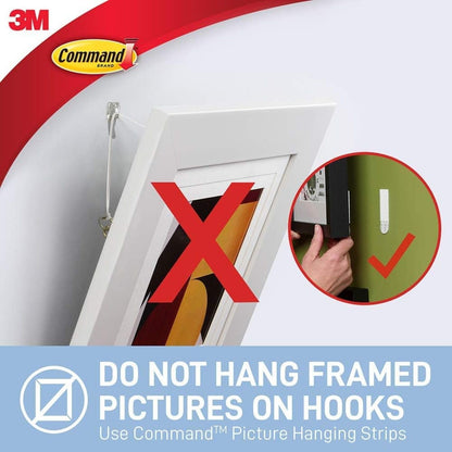 Command Clear Decorating Clips 17026CLR - 20 Clips