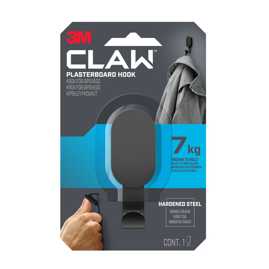 3M Claw Plasterboard Hook, Holds up to 7 kg