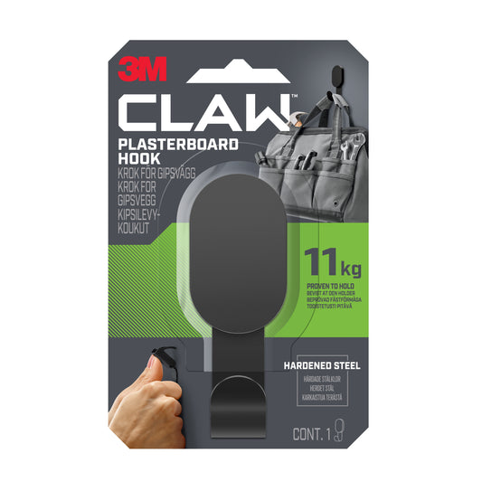 3M Claw Plasterboard Hook, Holds up to 11 kg