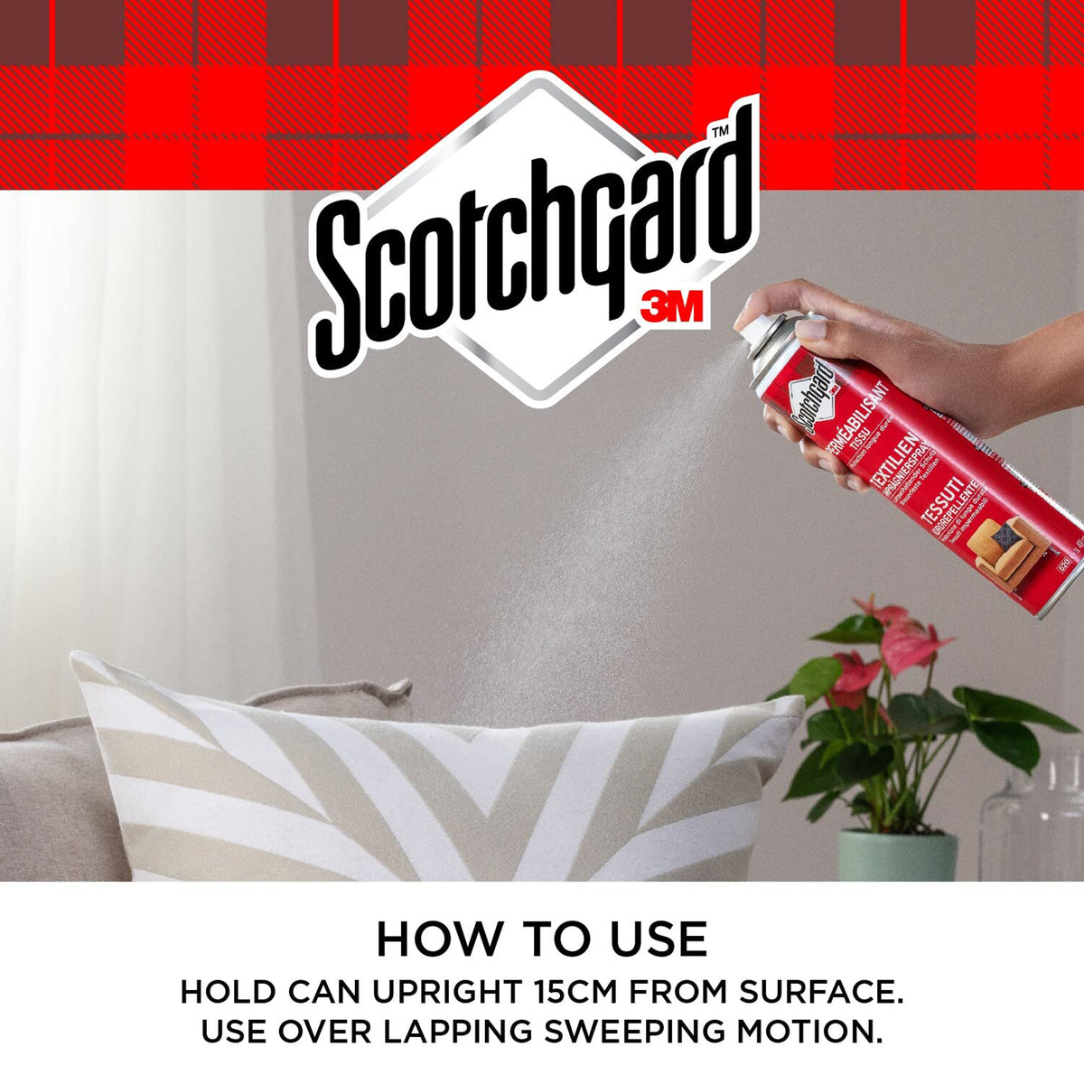 Scotchgard Fabric Transparent Water Shield, 400ml - 2 Cans