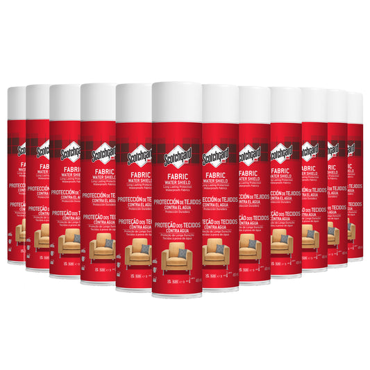 Scotchgard Fabric Transparent Water Shield, 400ml - 12 Cans