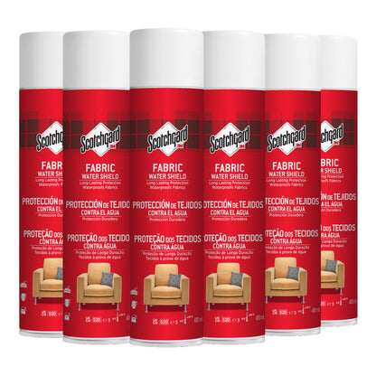 Scotchgard Fabric Transparent Water Shield, 400ml - 6 Cans