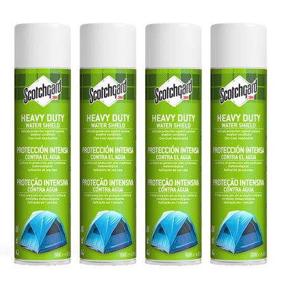 Scotchgard Heavy Duty Water Shield, 400ml - 4 Cans
