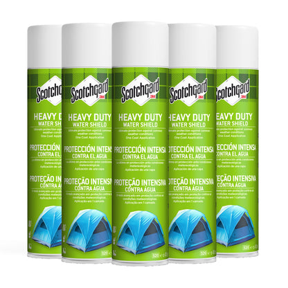 Scotchgard Heavy Duty Water Shield, 400ml - 5 Cans