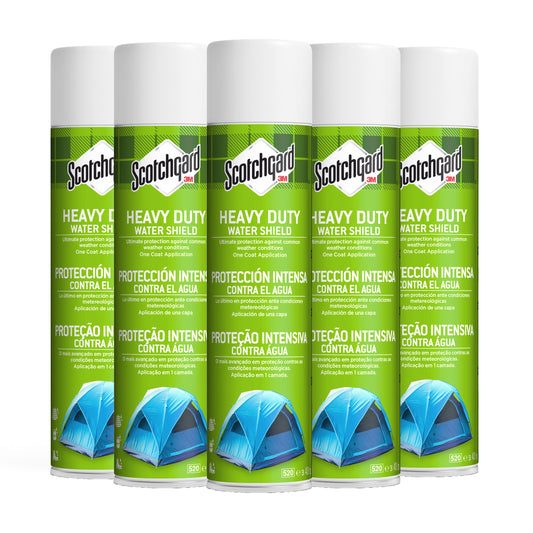 Scotchgard Heavy Duty Water Shield, 400ml - 5 Cans