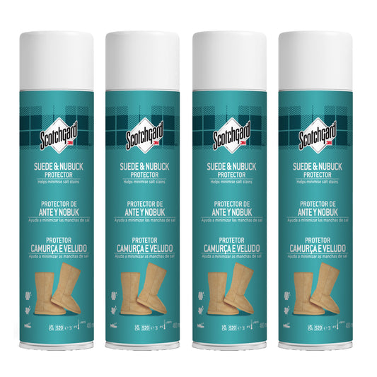 Scotchgard Suede & Nubuck Protector, 400ml - 4 Cans