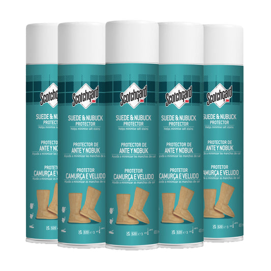 Scotchgard Suede & Nubuck Protector, 400ml - 5 Cans