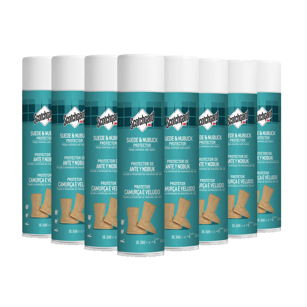 Scotchgard Suede & Nubuck Protector, 400ml - 8 Cans
