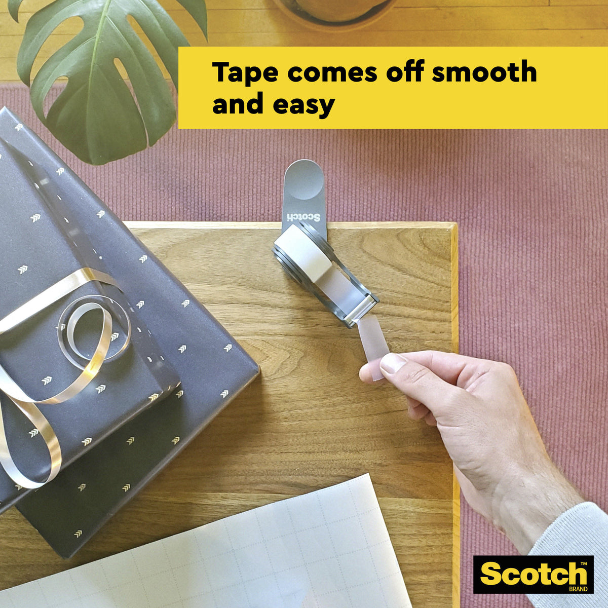 Scotch Clip&Twist Dispenser C19, Teal + Magic Tape, 1 Roll, 19 mm x 8.89 m