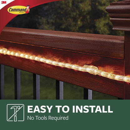 Command Clear Outdoor Decorating Clips 17026H-AW - 20 Clips