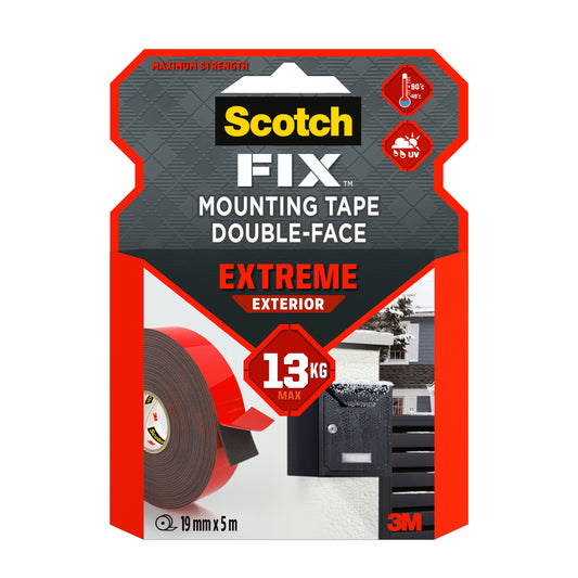 Scotch-Fix Extreme Exterior Mounting Tape 19mm x 5M