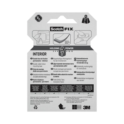 Scotch-Fix Interior Mounting Tape, 19mm x 1.5M