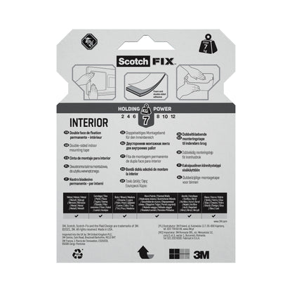 Scotch-Fix Interior Mounting Tape, 19mm x 5M