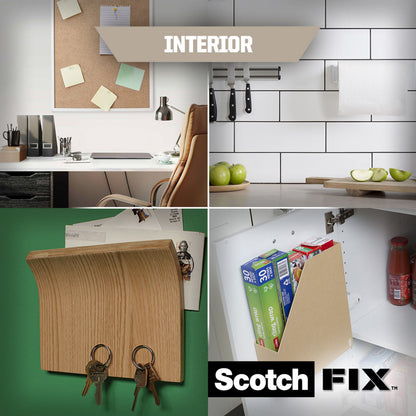 Scotch-Fix Interior Mounting Tape, 19mm x 5M