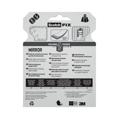 Scotch-Fix Mirror Mounting Tape, 19mm x 5M