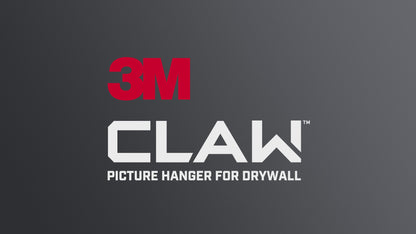 3M Claw Plasterboard Picture Hanging Wall Hooks, Holds up to 11 kg - 4 Pack